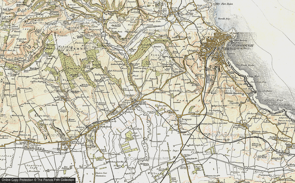 Old Map of East Ayton, 1903-1904 in 1903-1904