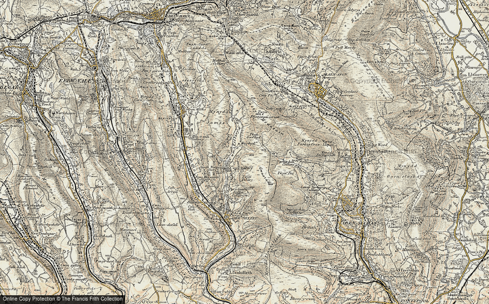 Old Map of East Bank, 1899-1900 in 1899-1900