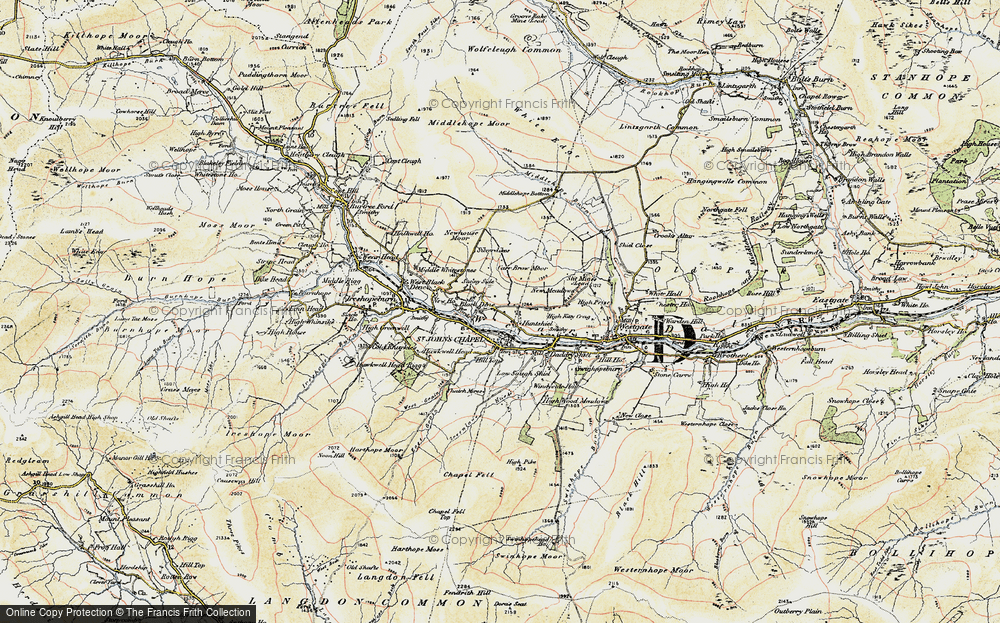 Old Map of East Blackdene, 1901-1904 in 1901-1904