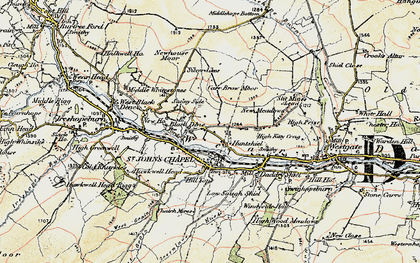 Old map of East Blackdene in 1901-1904