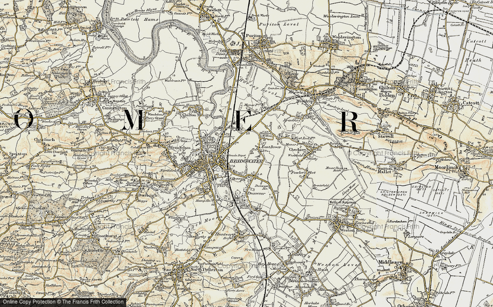 Old Map of East Bower, 1898-1900 in 1898-1900