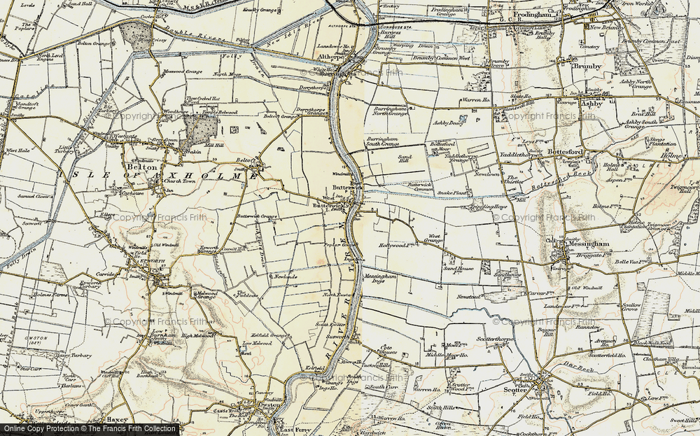 Old Map of East Butterwick, 1903 in 1903