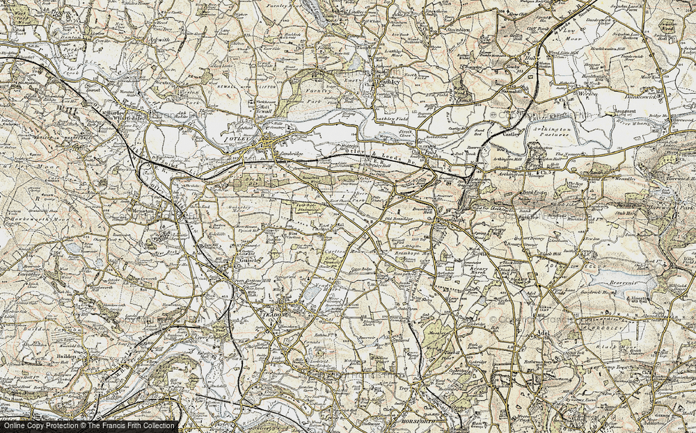 Old Map of East Carlton, 1903-1904 in 1903-1904