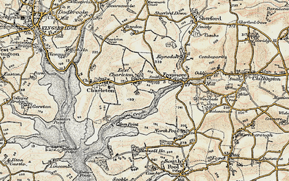 Old map of East Charleton in 1899