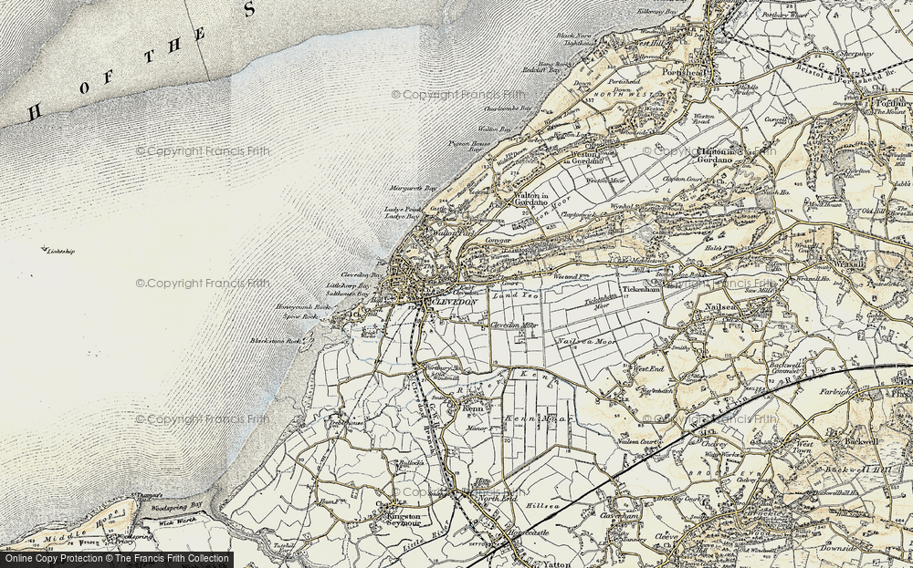 Old Map of East Clevedon, 1899 in 1899
