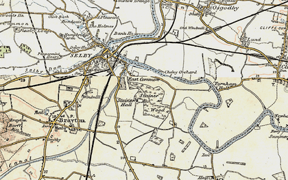 Old map of Barlow Lodge in 1903
