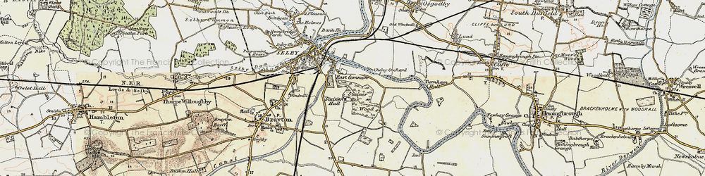Old map of Barlow Lodge in 1903