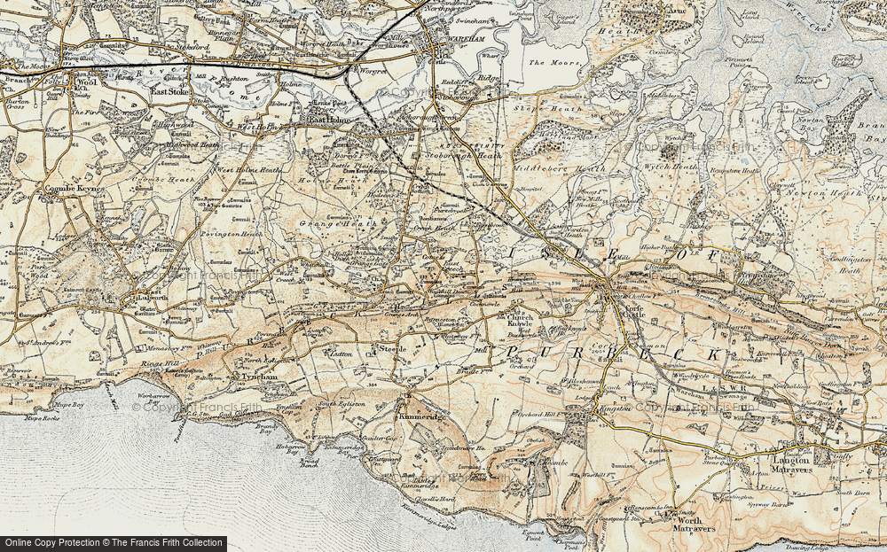 Old Map of East Creech, 1899-1909 in 1899-1909