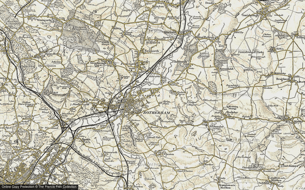 Old Map of East Dene, 1903 in 1903