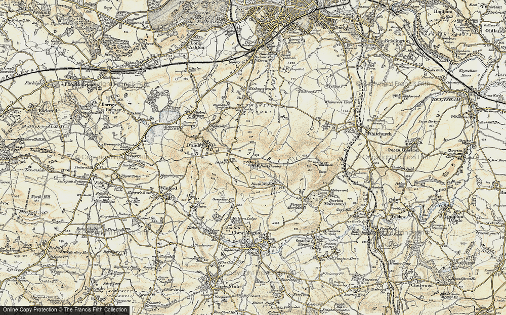 Old Map of East Dundry, 1899 in 1899
