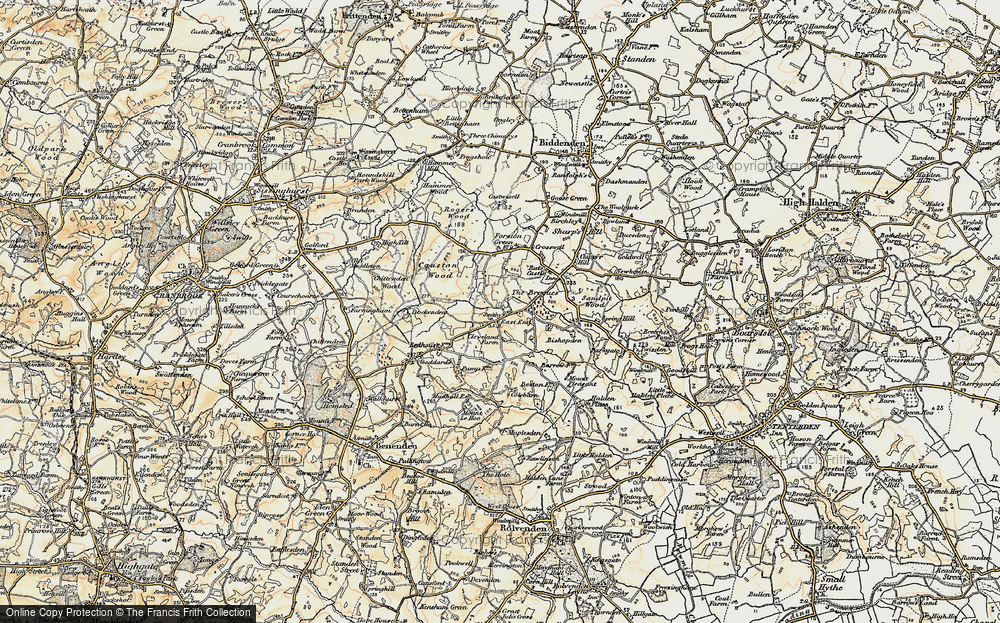 Old Map of East End, 1897-1898 in 1897-1898