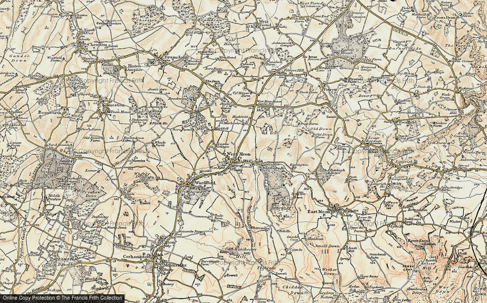 Old Map of East End, 1897-1900 in 1897-1900