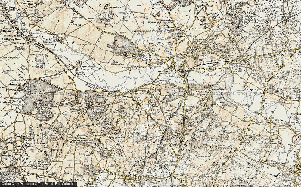 Old Map of East End, 1897-1909 in 1897-1909