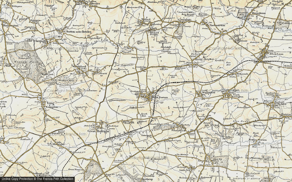 Old Map of East End, 1898-1899 in 1898-1899