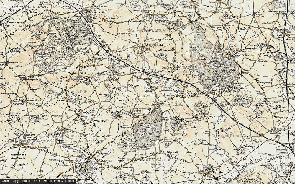 Old Map of East End, 1898-1899 in 1898-1899