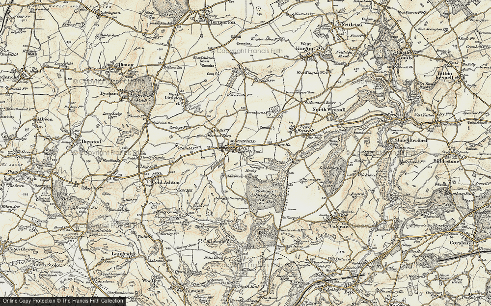 Old Map of East End, 1899 in 1899