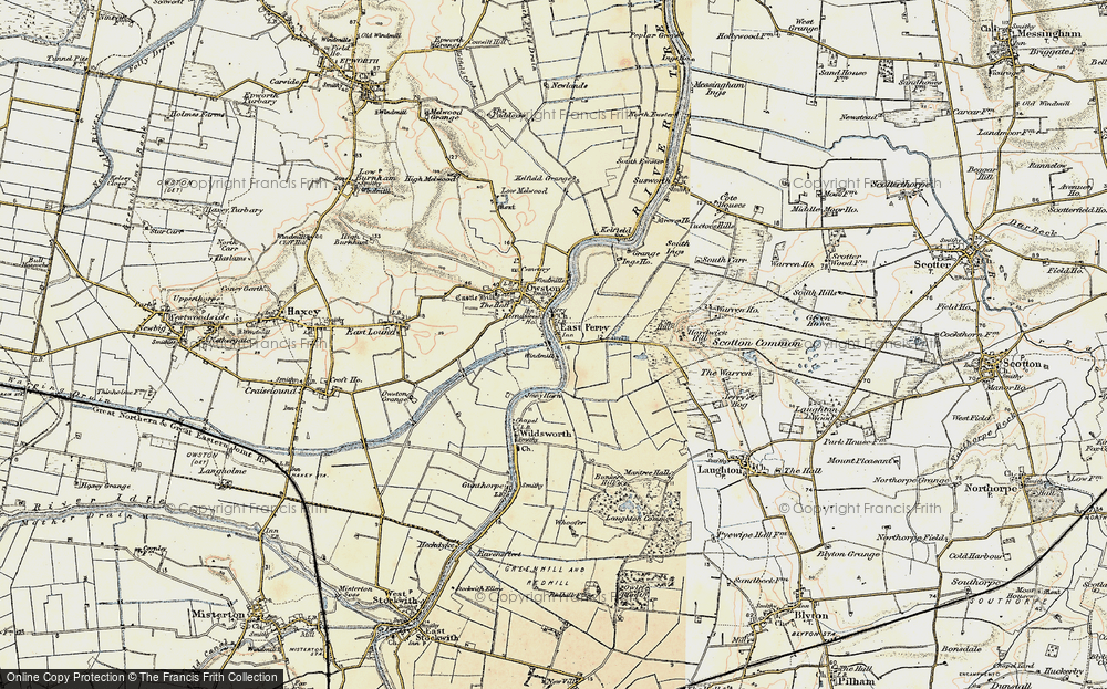 Old Map of East Ferry, 1903 in 1903