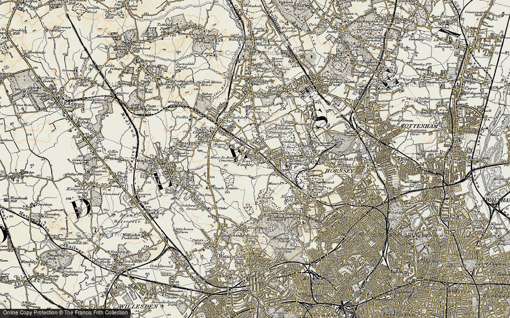 East Finchley, 1897-1898