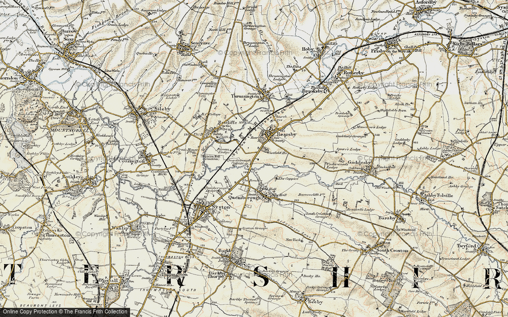 Old Map of East Goscote, 1902-1903 in 1902-1903