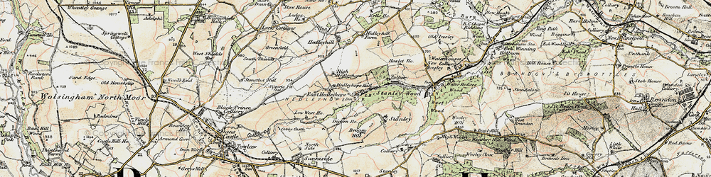 Old map of East Hedleyhope in 1901-1904