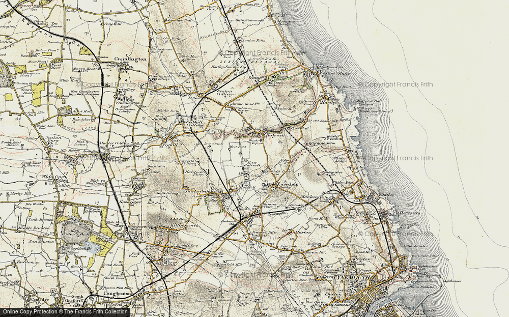 Old Map of East Holywell, 1901-1903 in 1901-1903
