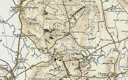 Old map of Chimney Hill in 1901-1903