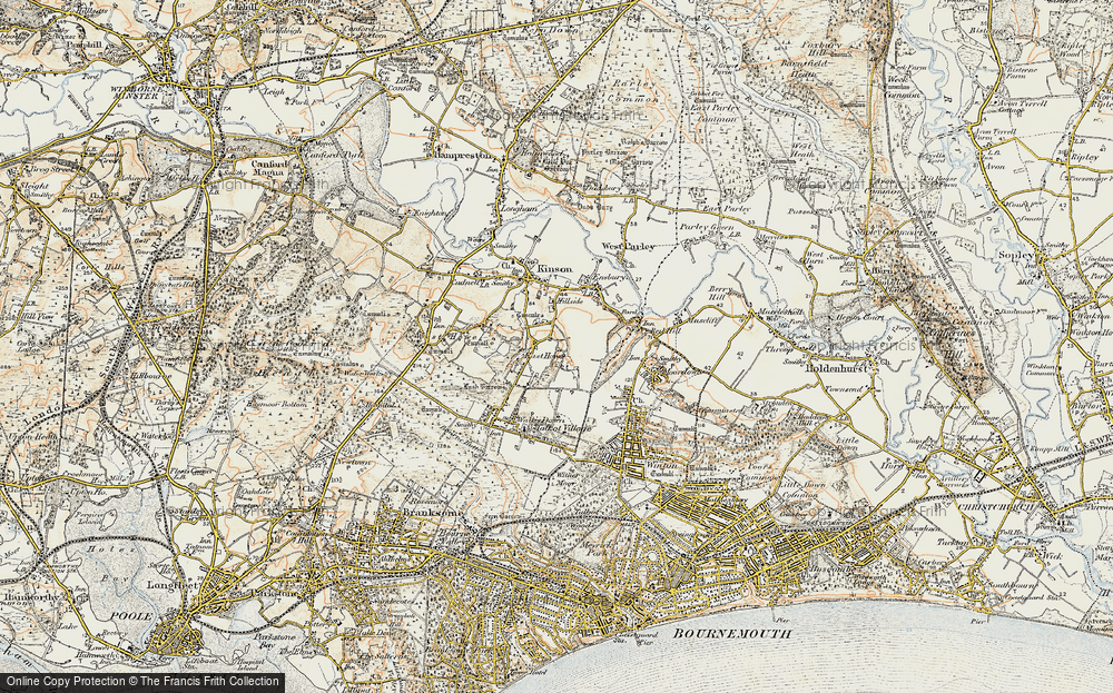 Old Map of East Howe, 1897-1909 in 1897-1909
