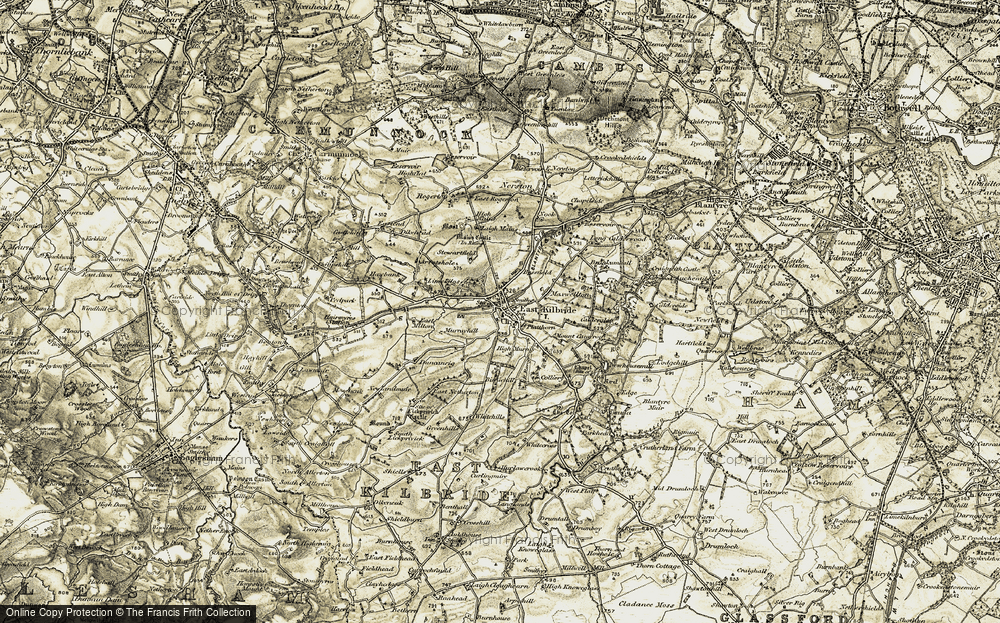 Old Map of East Kilbride, 1904-1905 in 1904-1905