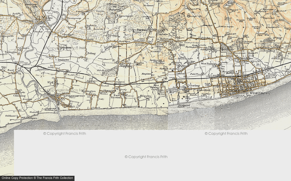 Old Map of East Kingston, 1897-1899 in 1897-1899