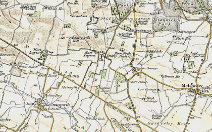 Old map of East Layton in 1903-1904