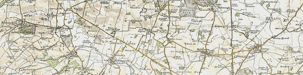 Old map of East Layton in 1903-1904