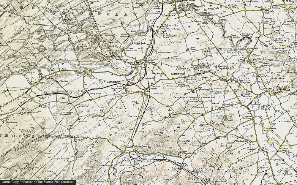Old Map of Historic Map covering Blake Law in 1901-1904