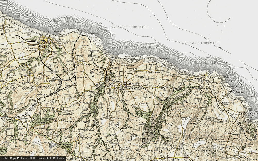 Old Map of East Loftus, 1903-1904 in 1903-1904