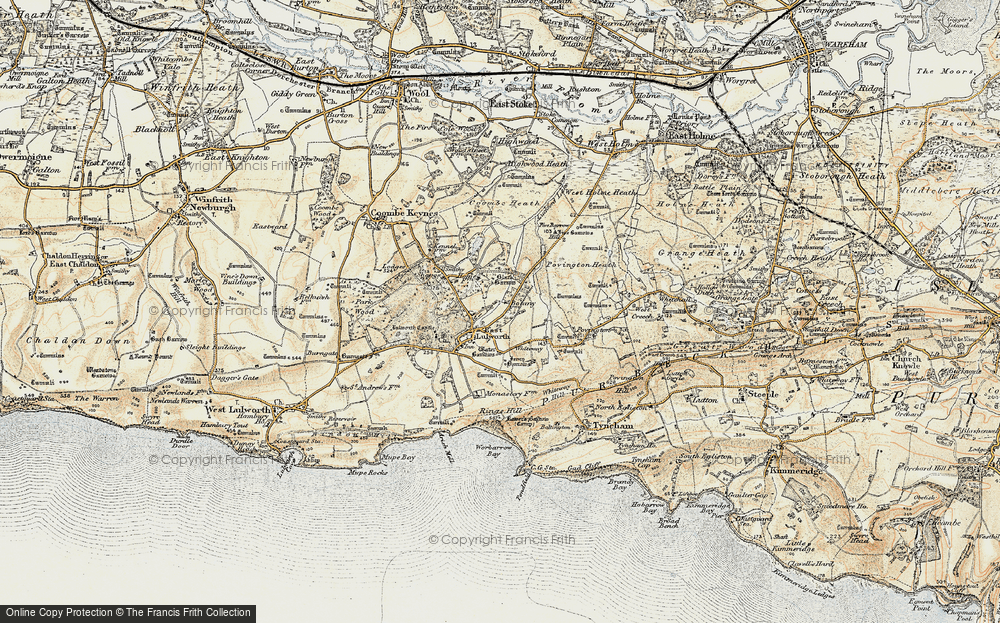 Old Map of East Lulworth, 1899-1909 in 1899-1909