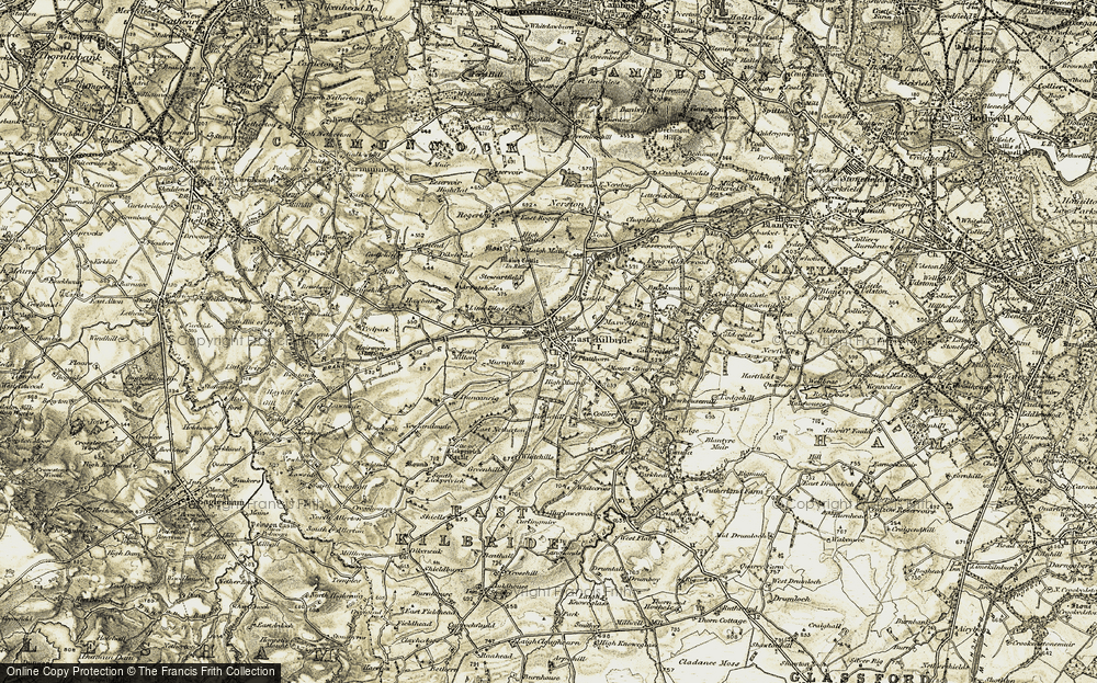 Old Map of East Mains, 1904-1905 in 1904-1905