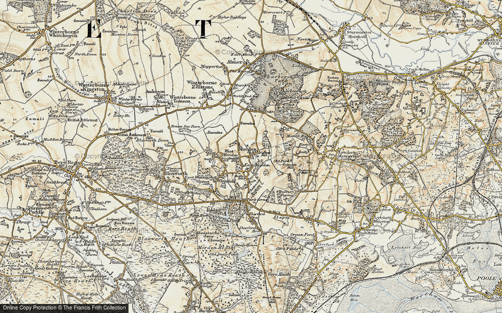 Old Map of East Morden, 1897-1909 in 1897-1909