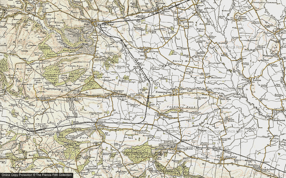 Old Map of East Newton, 1903-1904 in 1903-1904