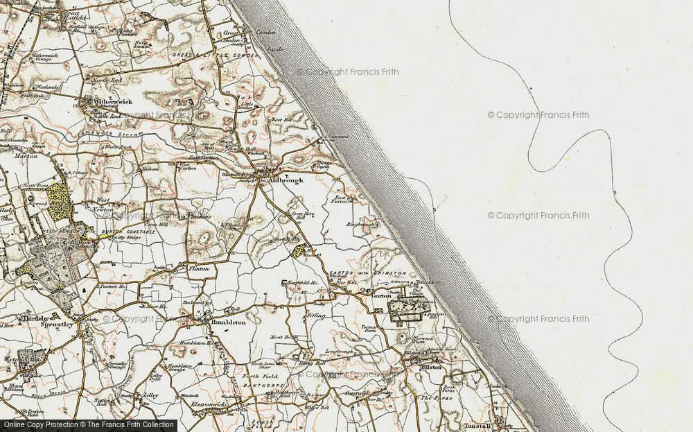 Old Map of East Newton, 1903-1908 in 1903-1908