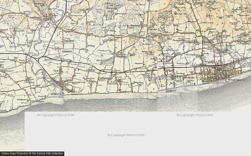 Old Map of East Preston, 1897-1899 in 1897-1899