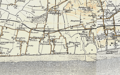 Old map of East Preston in 1897-1899
