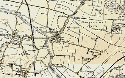 Old map of East Stockwith in 1903