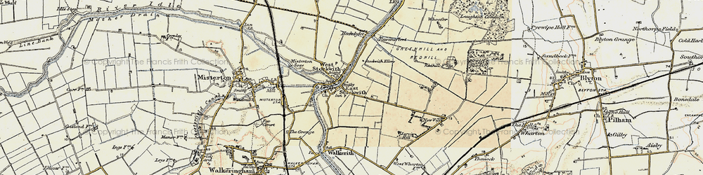 Old map of East Stockwith in 1903