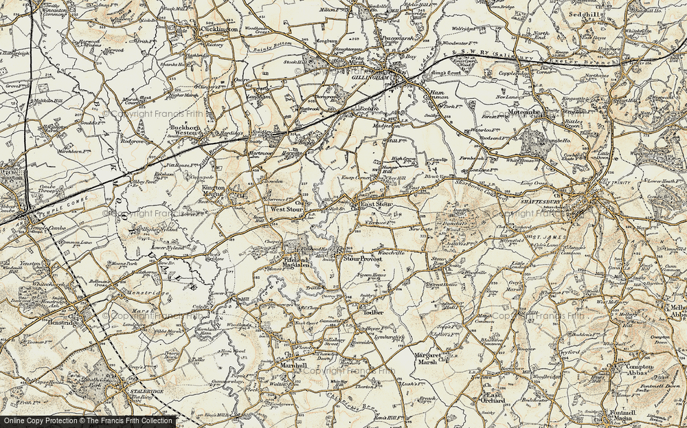Old Map of East Stour, 1897-1909 in 1897-1909