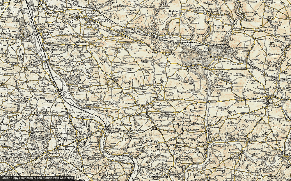 Old Maps of East Stowford, Devon - Francis Frith