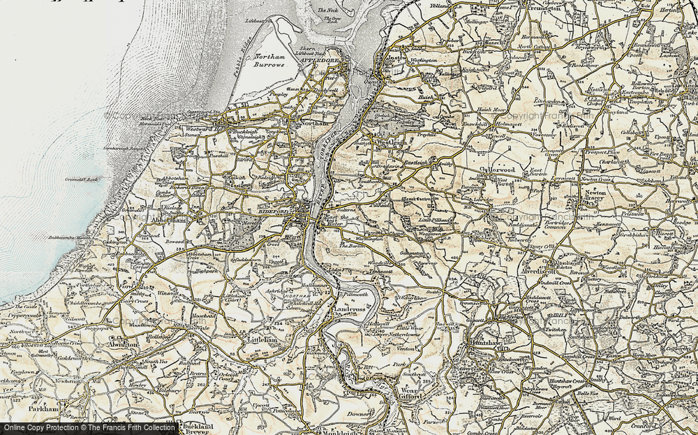 Old Map of East-the-Water, 1900 in 1900
