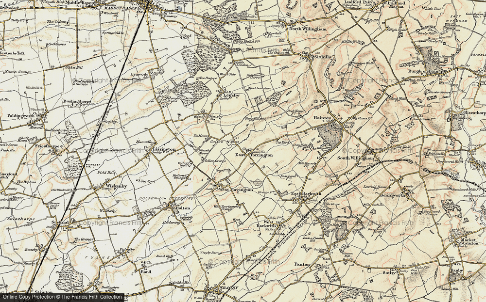 Old Map of East Torrington, 1902-1903 in 1902-1903