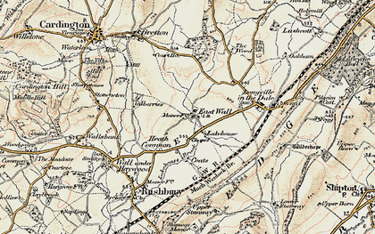 Old map of East Wall in 1902