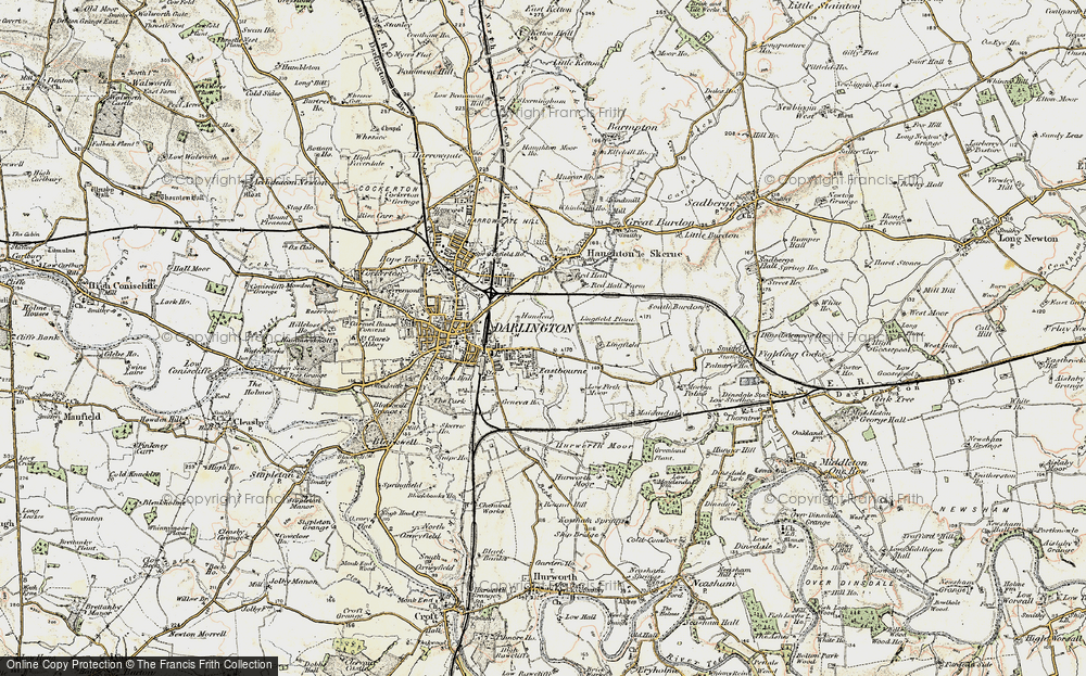 Old Map of Eastbourne, 1903-1904 in 1903-1904