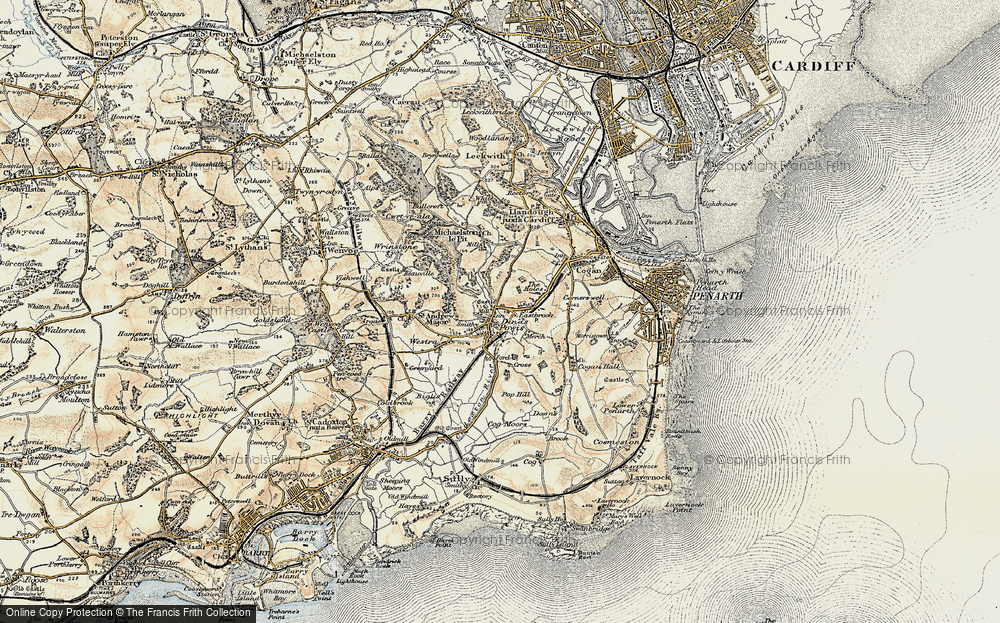 Old Map of Eastbrook, 1899-1900 in 1899-1900