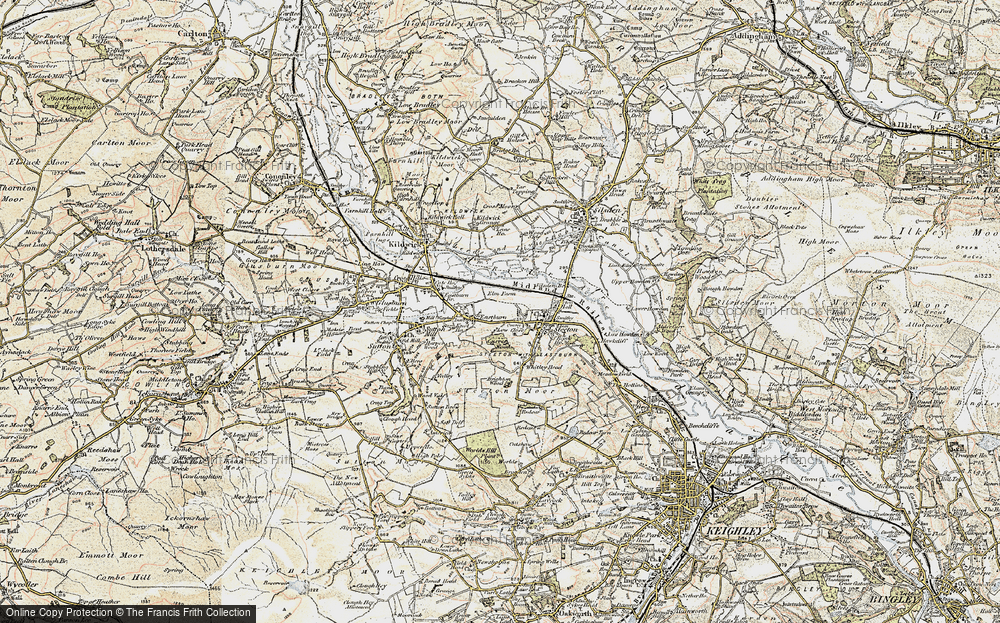 Old Map of Eastburn Br, 1903-1904 in 1903-1904